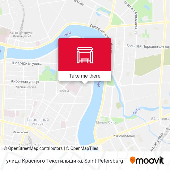 улица Красного Текстильщика map