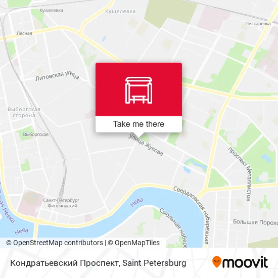 Кондратьевский Проспект map