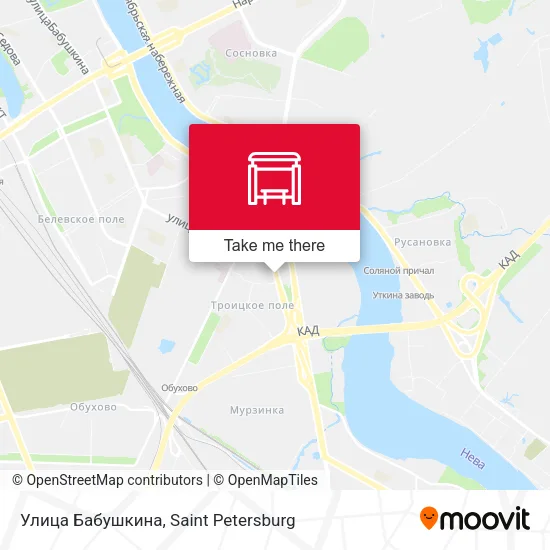 Улица Бабушкина map