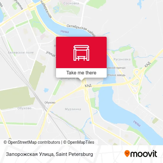 Запорожская Улица map
