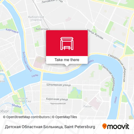 Детская Областная Больница map