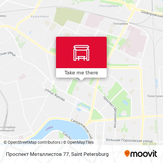 Проспект Металлистов 77 map
