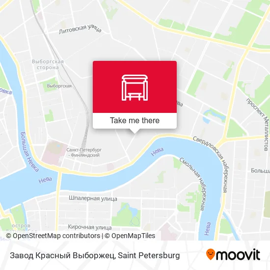 Завод Красный Выборжец map