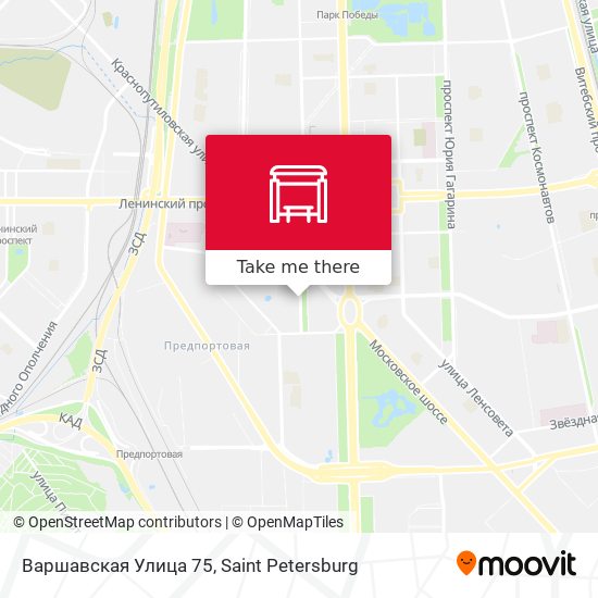 Варшавская Улица 75 map