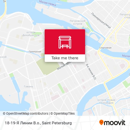18-19-Я Линии В.о. map