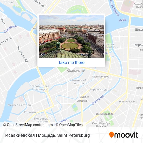 Исаакиевская Площадь map