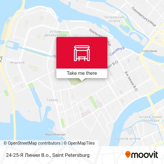 24-25-Я Линии В.о. map