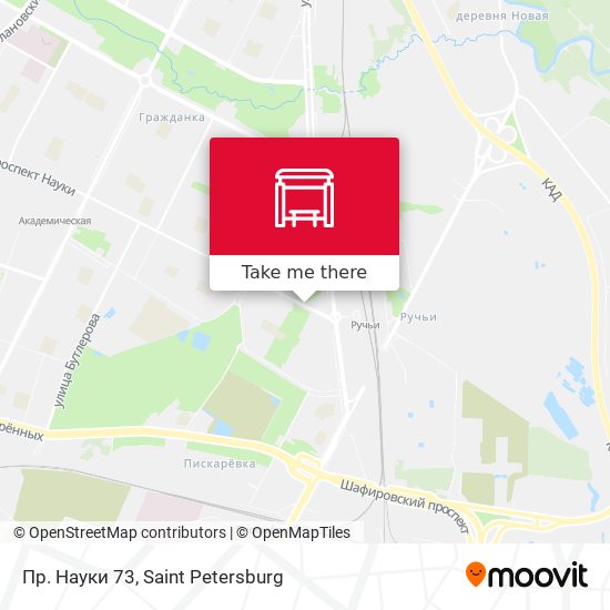 Пр. Науки 73 map