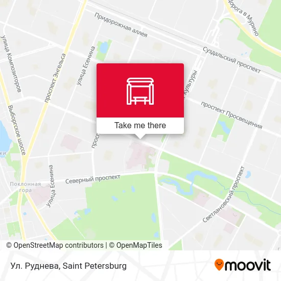 Ул. Руднева map