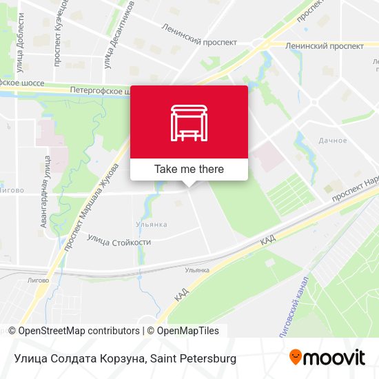 Улица Солдата Корзуна map