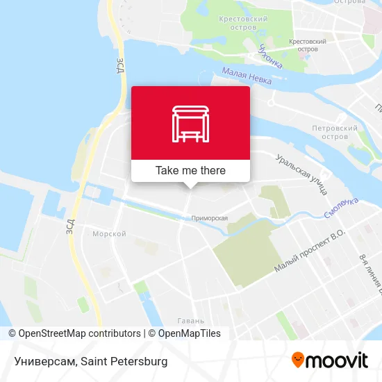 Универсам map