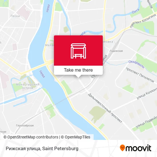 Рижская улица map