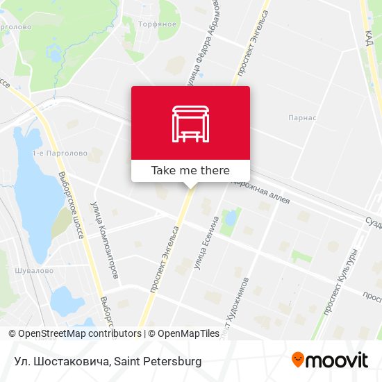 Ул. Шостаковича map