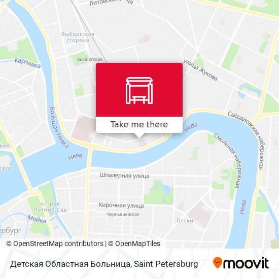 Детская Областная Больница map