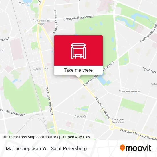 Манчестерская Ул. map