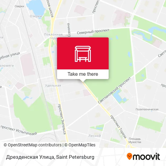 Дрезденская Улица map
