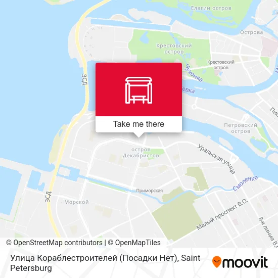Улица Кораблестроителей (Посадки Нет) map