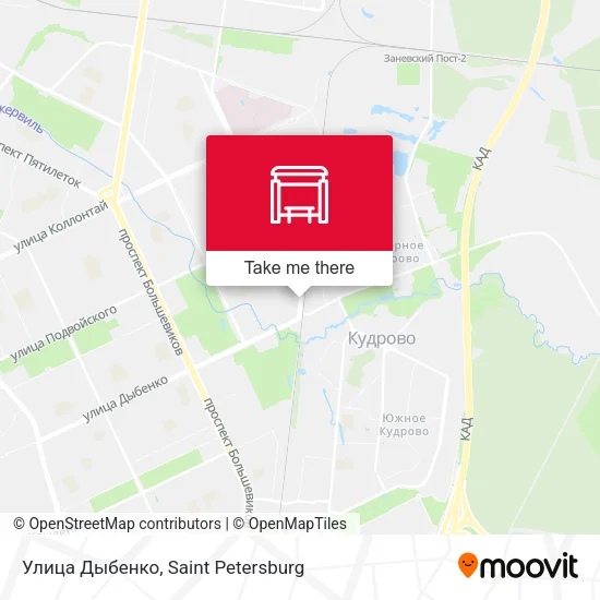 Улица Дыбенко map