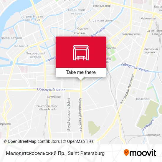 Малодетскосельский Пр. map