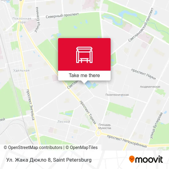 Ул. Жака Дюкло 8 map