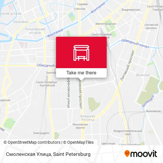 Смоленская Улица map