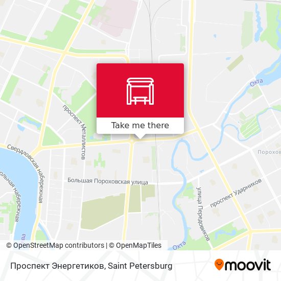 Проспект Энергетиков map
