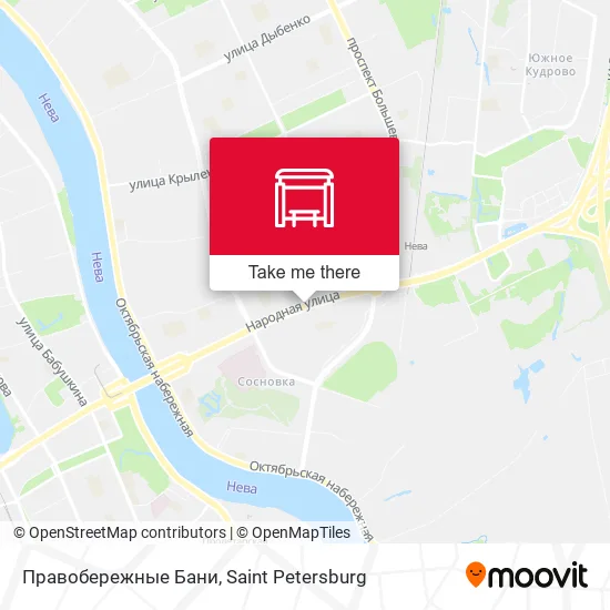Правобережные Бани map