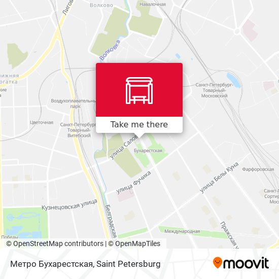 Метро Бухарестская map