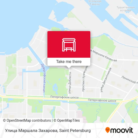 Улица Маршала Захарова map