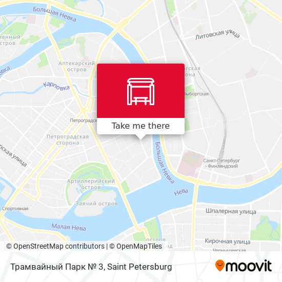 Трамвайный Парк № 3 map