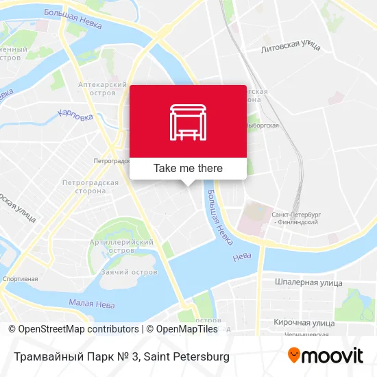 Трамвайный Парк № 3 map
