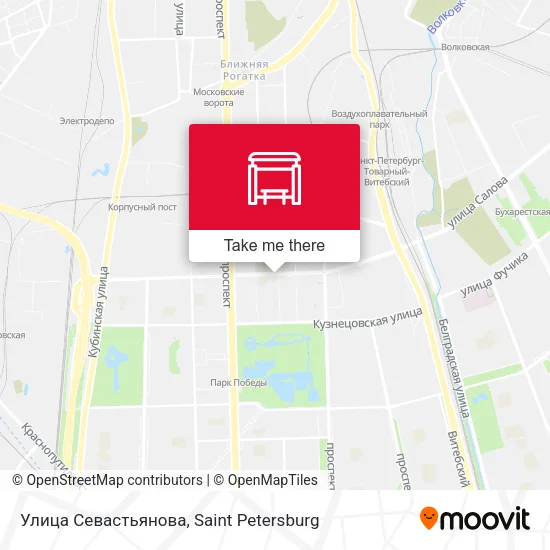 Улица Севастьянова map