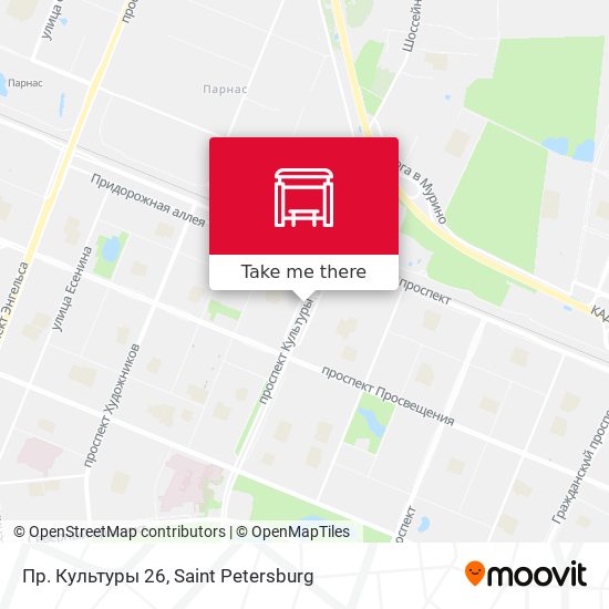 Пр. Культуры 26 map