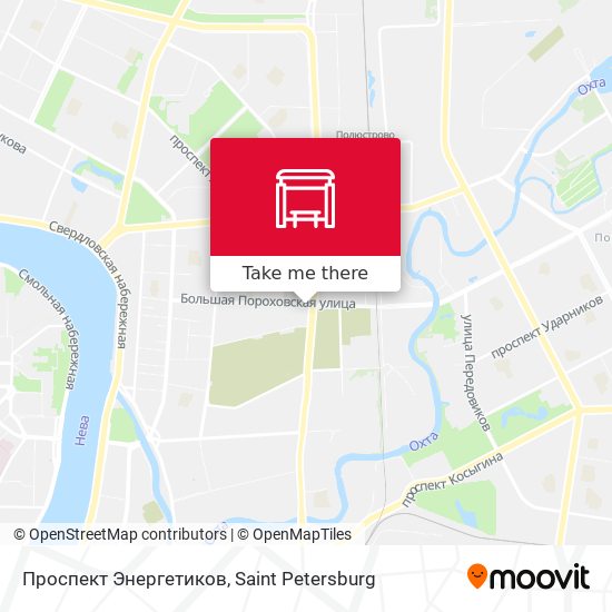 Проспект Энергетиков map
