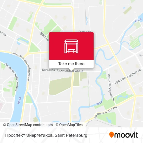 Проспект Энергетиков map