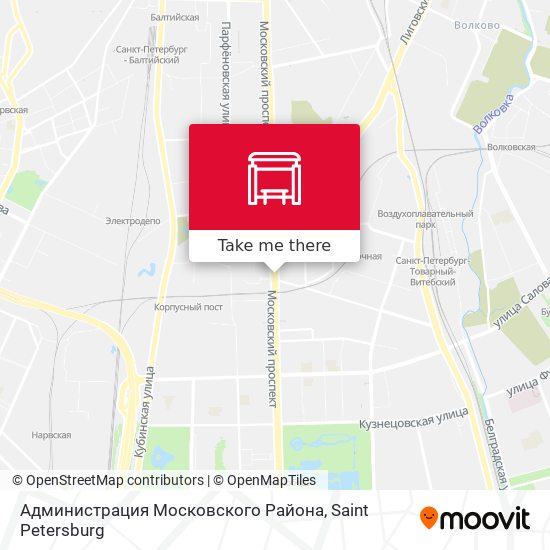 Администрация Московского Района map