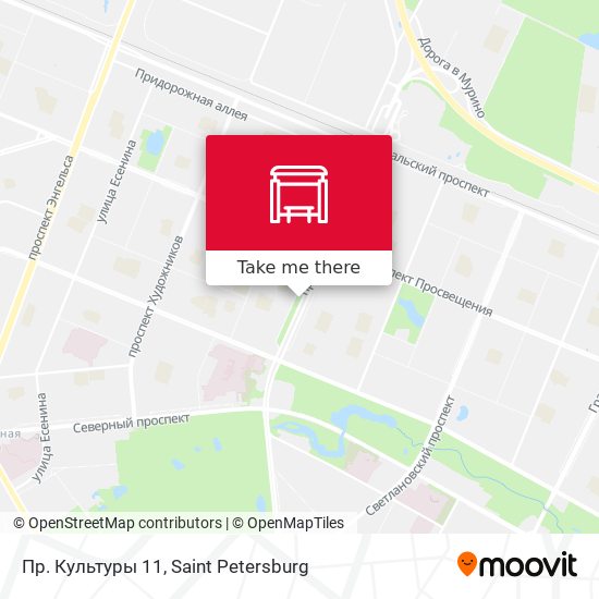 Пр. Культуры 11 map