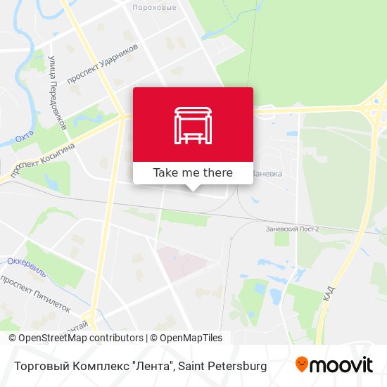 Торговый Комплекс ''Лента'' map