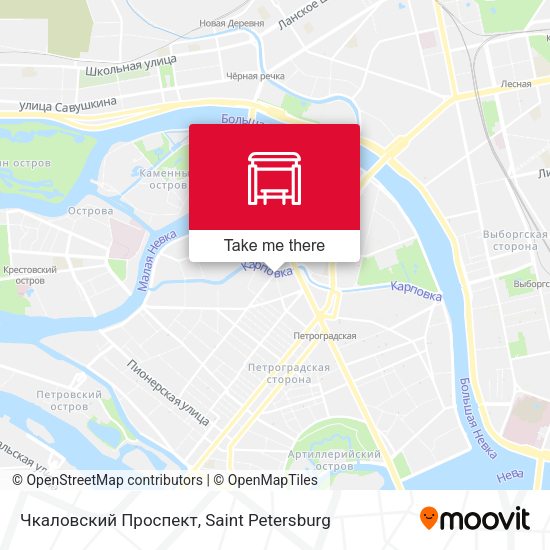 Чкаловский Проспект map