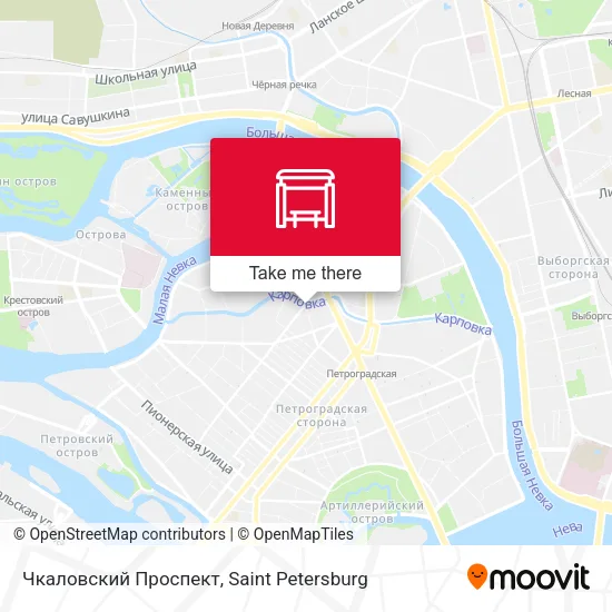Чкаловский Проспект map