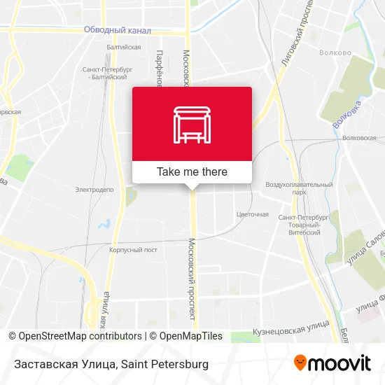 Заставская Улица map