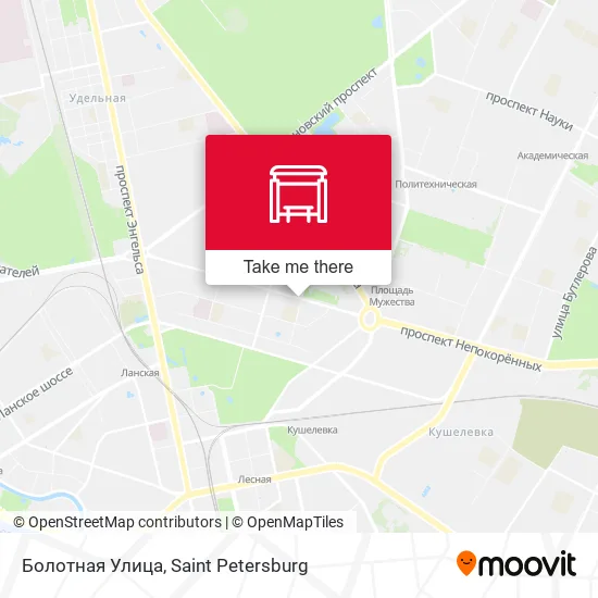 Болотная Улица map
