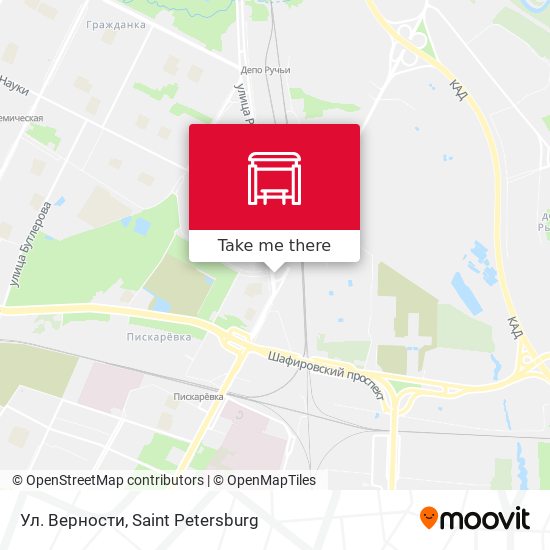 Ул. Верности map