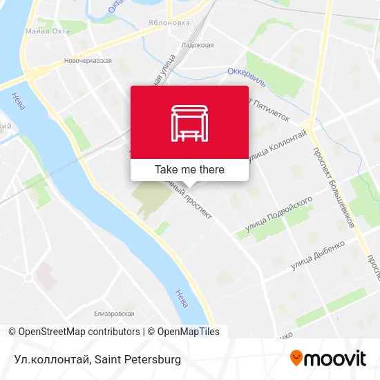 Ул.коллонтай map