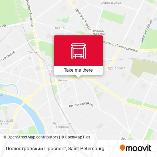 Полюстровский Проспект map
