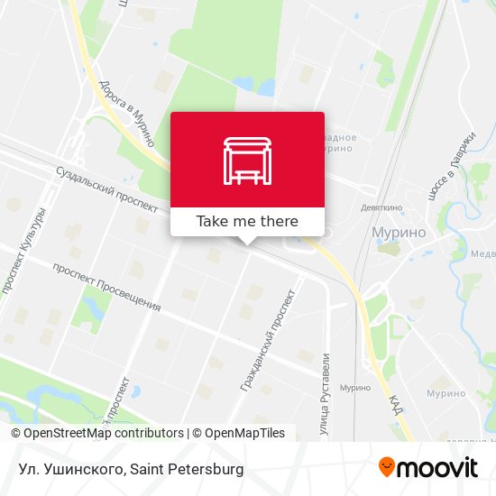 Ул. Ушинского map