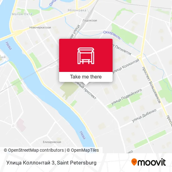 Улица  Коллонтай 3 map