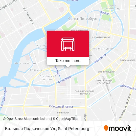 Большая Подьяческая Ул. map