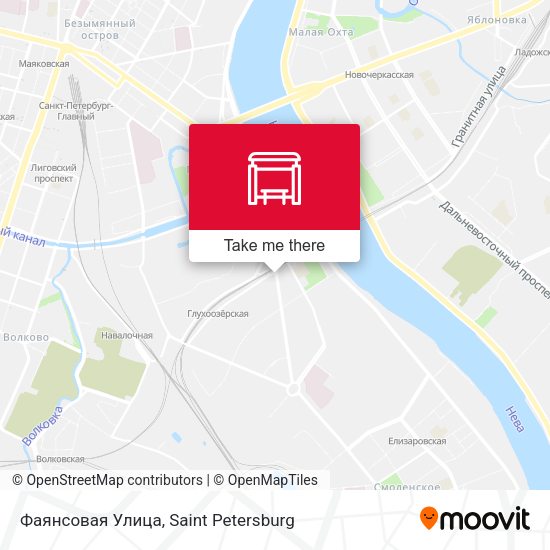 Фаянсовая Улица map