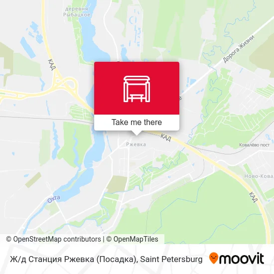 Ж/д Станция Ржевка (Посадка) map